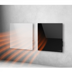 Електрически инфрачервен конвектор AENO AGH0011S, 500W, 12 м2, LED, Мобилно управление, Wi-Fi, Сензори за наклон и падане, IP24, Бял