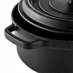 Тенджера Muhler Tika MR-2448CI NEW 24x10.5cm, 3.4L, чугун