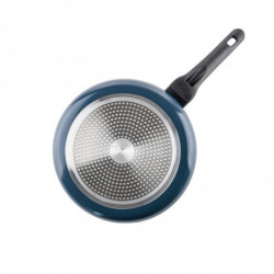 Tigaie pentru clatite Luigi Ferrero Prima FR-2832, 28x3 cm, Acoperire antiaderenta cu efect de marmura, Inductie, Albastru inchis