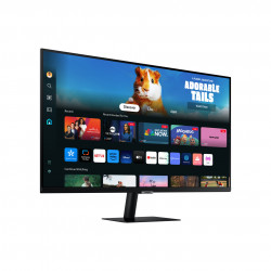 Έξυπνη οθόνη Samsung M50D LS27DM500EUXEN, 27", 68 cm, 1920x1080 Full HD, 60 Hz, Class G, Bixby Voice Control, Smart Hub, Workspace, Tizen OS, Wi-Fi, Bluetooth, Μαύρο