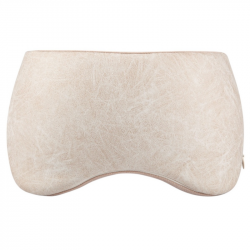 Масажор за врат Medivon Calm, 3D масаж, 38-42°C, 2 режима, Мемори пяна, Перяща калъфка, Гласови напомняния, Бежов