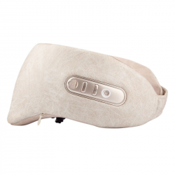 Medivon Calm Neck Massager, 3D massage, 38–42°C, 2 modes, Memory foam, Washable cover, Voice reminders, Beige