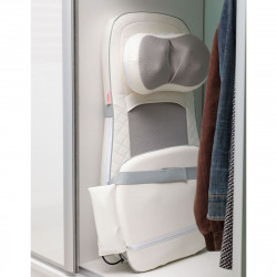 Medivon Luna Massage Chair, 48W, Shiatsu, Vibration Massage, 5 Modes, Timer, Infrared Heating, Remote Control, White/Gray