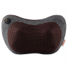 Масажираща възглавница Medivon Travel Massage Pillow, Shiatsu, 2 скорости, 8 глави, Затопляне, Отпускане на кожата и мускулите, 2 посоки, Сив/черен