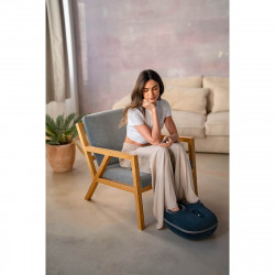 Medivon Artemis 2-in-1 Foot Massager, 30W, 3 speeds, 3 intensity levels, Heat function, Timer, Remote control, Quiet operation, Blue