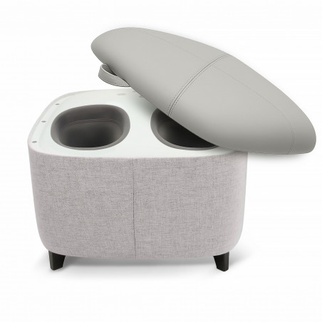 Масажор за ходила Medivon Atlantis, Shiatsu, Вакуумен, 8 глави, 3 режима, Загряване, Дистанционно, Бежов