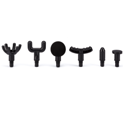 Medivon Gun Vital Massage Gun, 18W, Percussion/Vibration Massage, 6 Massage Heads, Heating, Lymphatic Drainage, Firming, Black/Orange