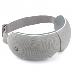 Medivon Horizon VISION szemmasszírozó, meleg kompresszió, vibráció, enyhíti a fáradtságot és a feszültséget, Bluetooth, relaxáló hangok, szürke színű