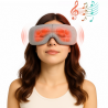 Aparat masaj pentru ochi Medivon Horizon VISION, Compresie calda, Vibratii, Ameliorează oboseala si tensiunea, Bluetooth, Sunete relaxante, Gri