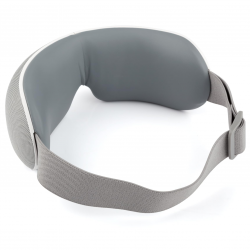 Medivon Horizon VISION szemmasszírozó, meleg kompresszió, vibráció, enyhíti a fáradtságot és a feszültséget, Bluetooth, relaxáló hangok, szürke színű