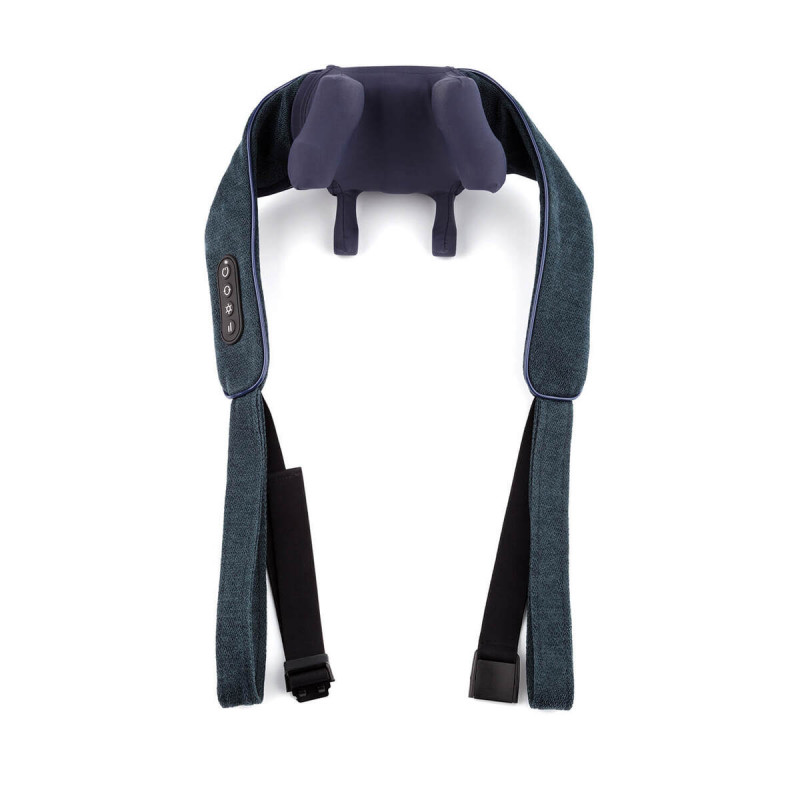 Medivon Hyperion μασάζ αυχένα, Shiatsu, 2 ταχύτητες, Υπέρυθρη θέρμανση, Προάγει την κυκλοφορία του αίματος και την αναγέννηση, Σκούρο μπλε
