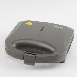 Гофретник ELITE EWM-0164, 700W, 6 нива, Стоп, Равномерно препичане, Неръждаема стомана, Сив/инокс