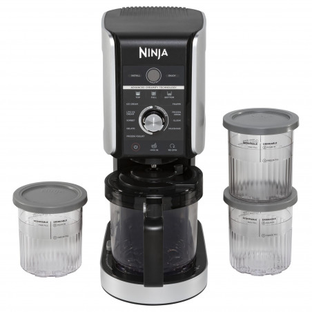Fagylaltgép Ninja Creami Deluxe NC501EU, 800W, 10 program, Kapacitás 709 ml, CREAMify, Fekete