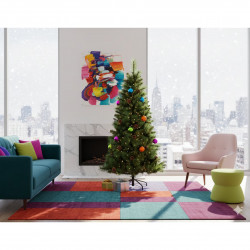 Изкуствена елха с шишарки Everlands Norwich Pine, 150 см, 446 клони, Метална стойка, Зелен