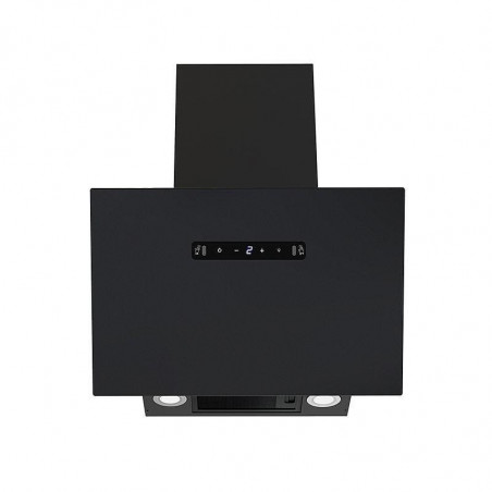 Hotа decorativa incorporabila Crown CV13K60BL, Clasa A++, 594 m³/h, 3 trepte, Control prin gesturi, LED, Negru