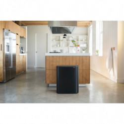 Кош за смет Brabantia Bo Touch 2x30L, Matt Black