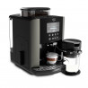 Кафеавтомат Krups Arabica Latte EA819E10, 1450W, 15 bar, 1.7 l, LCD, 5 програми, 3 функции, 3 настройки за темп. и аромат, Milk Comfort / One Touch Cappuccino, Черен