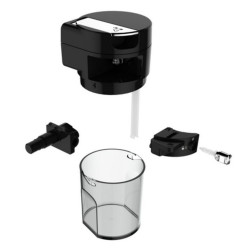 Espressor automat Krups Arabica Latte EA819E10, 1450W, 15 bar, 1.7 l, LCD, 5 programe, 3 functii, 3 setari de temperatura si aroma, Milk Comfort / One Touch Cappuccino, Negru