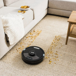 Shark Matrix Plus RV2620WDEU Robot Vacuum Cleaner, 650 W, 0.3 L, 360° LiDAR, Up to 110 min of runtime, Matrix Clean, Black