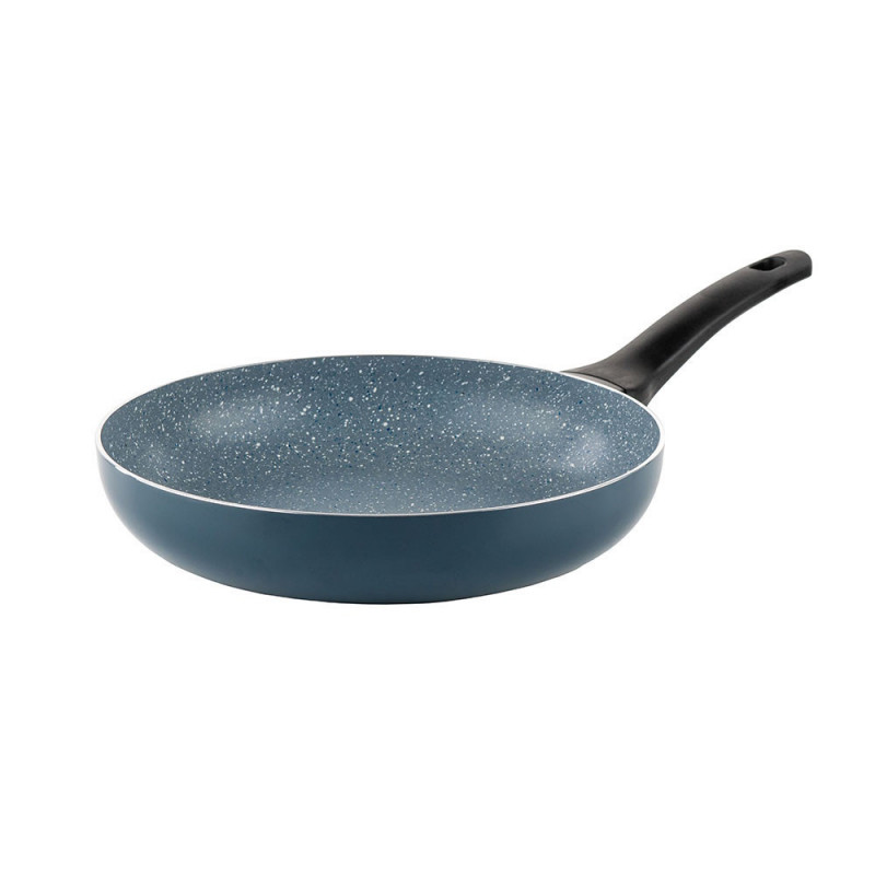 Тиган Luigi Ferrero Prima FR-2633, 26x5.3 см, Незалепващо покритие с мраморен ефект, Индукция, Тъмносин