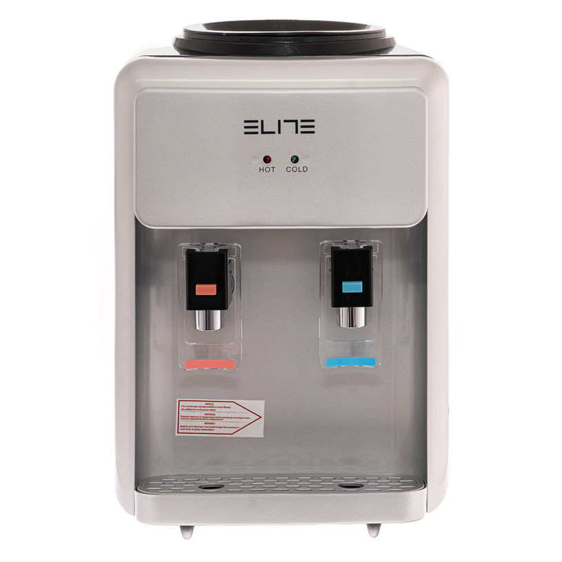 Диспенсър за вода ELITE WDE-2539GR, Затопляне 5 л/ч, Охлаждане 0.75 л/ч, Бял