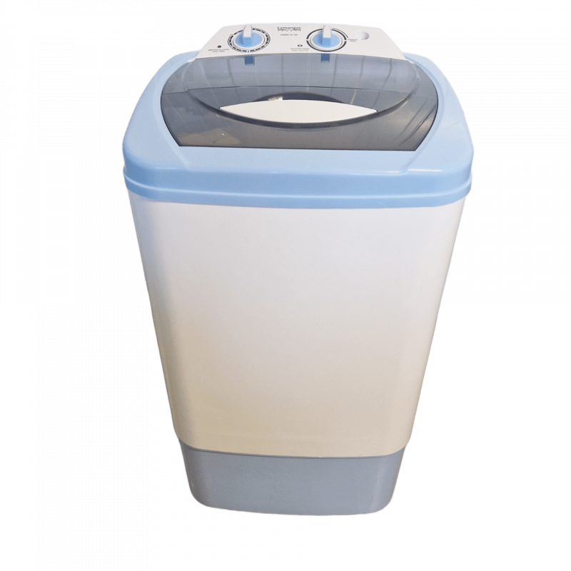 Lamarque SAWM-611BL Semi-Automatic Washing Machine, 380W, 6 kg, Timer, On/Off Switch, Blue/White