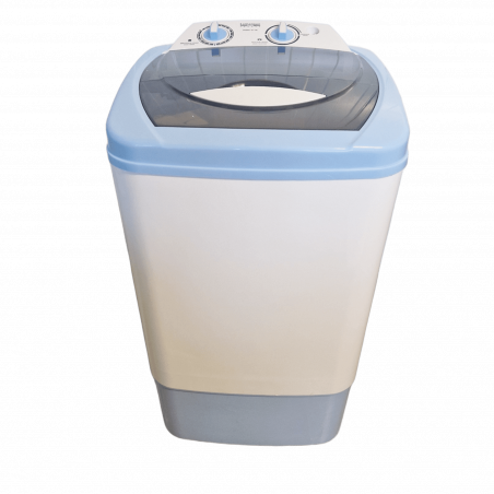 Lamarque SAWM-611BL Semi-Automatic Washing Machine, 380W, 6 kg, Timer, On/Off Switch, Blue/White