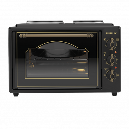 Готварска печка (мини) Finlux FMC-9705GB , 2 ток , Черен
