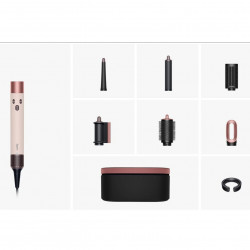 Στριφτήρας μαλλιών Dyson 601848-01 HS08 Airwrap i.d.™ Straight + Wavy T1/T2 CePk/RoseGold, 1300W, 13.5 l/s, Αυτόματο μπούκωμα, ιονισμός, 3 ταχύτητες, 3 θερμοκρασίες, Bluetooth, Ροζ χρυσό