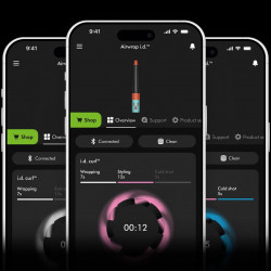 Στριφτήρας μαλλιών Dyson 601848-01 HS08 Airwrap i.d.™ Straight + Wavy T1/T2 CePk/RoseGold, 1300W, 13.5 l/s, Αυτόματο μπούκωμα, ιονισμός, 3 ταχύτητες, 3 θερμοκρασίες, Bluetooth, Ροζ χρυσό