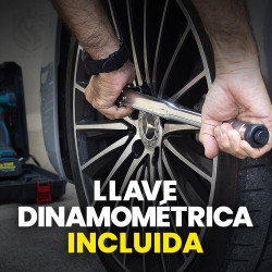 Maktul MKT06-IMPACT Cordless Impact Driver Set, 450W, 300Nm, 2800/3500 rpm, 2x 4000 mAh, 20V, Blue