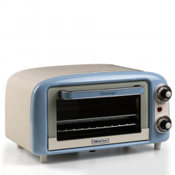 Ariete VINTAGE 3919/05 Electric Oven, 800W, 10 L, 3 settings, Up to 230°C, Double-paned glass, 60-minute timer, Blue