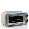 Ηλεκτρικός φούρνος Ariete VINTAGE 3919/05, 800W, 10 l, 3 λειτουργίες, Μέχρι 230°C, Διπλό θερμικό γυαλί, Χρονοδιακόπτης 60 λεπτά, Μπλε