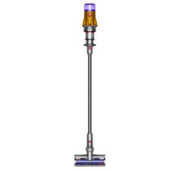 Dyson V12 Slim Detect Absolute Upright Vacuum Cleaner 448884-01, 150AW, 340 ml, 60-minute runtime, 3 modes, Real-time data display, Dust sensor, Light, Nickel/Yellow