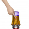 Dyson V12 Slim Detect Absolute Upright Vacuum Cleaner 448884-01, 150AW, 340 ml, 60-minute runtime, 3 modes, Real-time data display, Dust sensor, Light, Nickel/Yellow