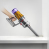 Вертикална прахосмукачка Dyson V12 Slim Detect Absolute 448884-01, 150AW, 340 мл, Автономия 60 мин, 3 режима, Дисплей с данни в реално време, Сензор за прах, Осветление, Никел/жълт