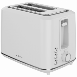 AENO ATS0001W Toaster, 930W, 7 settings, Touch controls, Delay timer, Jam protection, Quiet, White