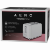 Тостер за хляб AENO ATS0001W, 930W, 7 степени, Сензорно управление, Обратен таймер, Защита при засядане, Тих, Бял