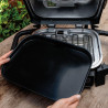 NINJA Woodfire XSKGRIDPLTEUK Grill Plate, 36 x 28 cm, Compatible with OG700 Series, Non-stick coating, Ceramic, Black