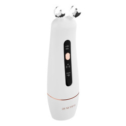 Beautifly B-Booster PRO RF Tű nélküli arcfelvarró masszírozó, 40°C, RF 1MHz, EMS, Ultrahang, Ion, Botox hatás, Anti-Age, Mezoterápia, IPX5, Fehér