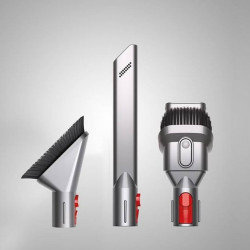 Dyson Cyclone V10 Absolute 448883-01 álló porszívó, 150AW, 125 000 fordulat/perc, 0,77 l, 60 perc, 3 üzemmód, 2 Tier Cyclone™, HEPA, csendes, higiénikus ürítés, nem gubancolódik, nikkel/narancssárga