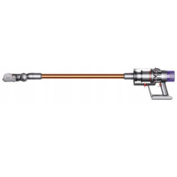 Dyson Cyclone V10 Absolute 448883-01 álló porszívó, 150AW, 125 000 fordulat/perc, 0,77 l, 60 perc, 3 üzemmód, 2 Tier Cyclone™, HEPA, csendes, higiénikus ürítés, nem gubancolódik, nikkel/narancssárga