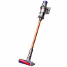 Dyson Cyclone V10 Absolute 448883-01 álló porszívó, 150AW, 125 000 fordulat/perc, 0,77 l, 60 perc, 3 üzemmód, 2 Tier Cyclone™, HEPA, csendes, higiénikus ürítés, nem gubancolódik, nikkel/narancssárga