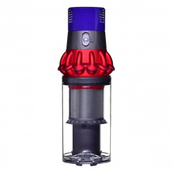 Aspirator vertical Dyson Cyclone V10 Absolute 244393-01, 150AW, 125000 rpm, 0.77l, 60 min, 3 moduri, 2 Tier Cyclone™, HEPA, Silențios, Golire igienică, Fără încurcare, Nichel/roșu