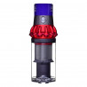 Aspirator vertical Dyson Cyclone V10 Absolute 244393-01, 150AW, 125000 rpm, 0.77l, 60 min, 3 moduri, 2 Tier Cyclone™, HEPA, Silențios, Golire igienică, Fără încurcare, Nichel/roșu