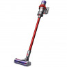 Вертикална прахосмукачка Dyson Cyclone V10 Absolute 244393-01, 150AW, 125000 об/мин, 0.77l, 60 мин, 3 режима, 2 Tier Cyclone™, HEPA, Тиха, Хигиенично изпразване, Без заплитане, Никел/червен