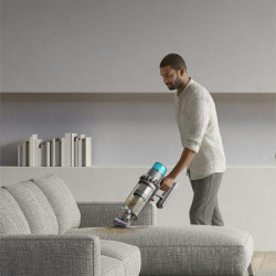 Dyson Gen5detect Upright Vacuum Cleaner 446989-01, 280AW, 135,000 rpm, 0.75 L, 70 min, 3 modes, Nickel/Purple