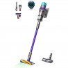 Σκούπα όρθια Dyson Gen5detect 446989-01, 280AW, 135000 rpm, 0.75l, 70 λεπτά, 3 λειτουργίες, LCD με δεδομένα σε πραγματικό χρόνο, αισθητήρας σωματιδίων, φωτισμός, HEPA, νικέλιο/μωβ