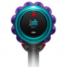 Aspirator vertical Dyson Gen5detect 446989-01, 280AW, 135000 rpm, 0.75l, 70 min, 3 moduri, LCD cu date în timp real, Senzor de particule, Lumina, HEPA, Nichel/violet