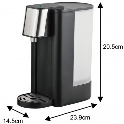 Диспенсър за гореща вода Klausberg KB 7877, 2600W, 2.5l, 95°C, 400-500мл/мин, Индикатор за нивото на вода, CE, RoHS, Черен